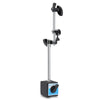 Magnetic Base Stand 30kg Maximum Pull Double Adjustable Poles for Dial Indicator Test Gauge