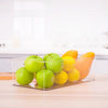 Refrigerator Storage Box Rectangle Fridge Bin Kitchen Cabinet Organization for Egg Fruit Meat
