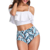 Detachable Straps Floral Print Bikini Set