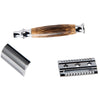 Men Vintage Sharp Cutter Detachable Double-sided Safety Razor