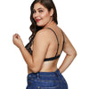 Plus Size Unlined Lace Bra