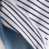 Girl's Embroidered Striped One-piece Dress