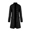 Men Costume Long Sleeve Jacket Gothic Steampunk Vintage Victorian Coat