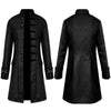 Men Costume Long Sleeve Jacket Gothic Steampunk Vintage Victorian Coat