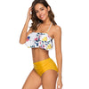 Halter Flower Print Bikini
