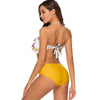 Halter Flower Print Bikini