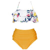 Halter Flower Print Bikini