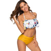 Halter Flower Print Bikini
