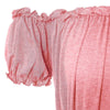 Off The Shoulder Applique Asymmetric Tee