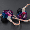 KZ ZST PRO Wired Earbuds On-cord Control Noise-canceling In-ear Earphones without Mic