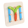 Wooden Letter Number Stacking Blocks Toy Set for Kid