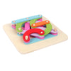 Wooden Letter Number Stacking Blocks Toy Set for Kid