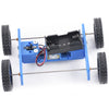 PXWG X003255 DIY Small Rubber Wheel Two-drive Car Set Toy