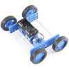 PXWG X003255 DIY Small Rubber Wheel Two-drive Car Set Toy