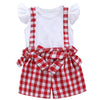 DTZ0029 Baby Cotton T-shirt + Shorts Suit