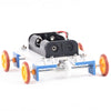 PXWG KB000039 DIY Yellow Wheel Two-Drive Car Set Toy