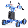 PXWG X003253 DIY Rubber Wheel Wind Turbine Car Set Toy