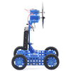 PXWG X003253 DIY Rubber Wheel Wind Turbine Car Set Toy