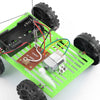 PXWG KB000009 DIY Green Two-way Remote Control Car Set Toy