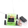 PXWG KB000010 DIY Green Four-way Remote Control Car Set Toy