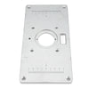 Aluminum alloy Router Table Insert Plate Woodworking Trimming Machine Flip Board Kit
