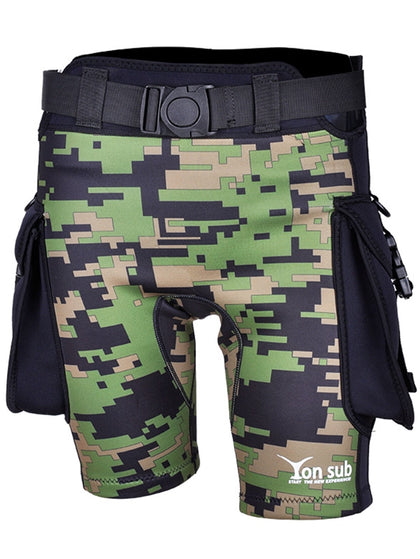 YONSUB YK07 Durable Camouflage Surfing Pocket Diving Shorts