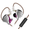 KZ ZS10 Pro Ring Iron Earphone 10 Unit Moving Iron Metal Earphone