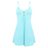 Spaghetti Strap Flare Tank Top