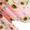 Plus Size Sunflower Print Handkerchief Dress