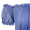 Off The Shoulder Applique Asymmetric Tee