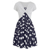 Cami Polka Dot Dress with Crop T-shirt
