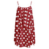 Cami Polka Dot Dress with Crop T-shirt