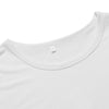 Men T-shirt Casual Round Neck Asymmetric U Hem Split Side Solid Color Top