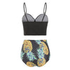 Pineapple Underwire Tummy Control Bikini Set