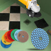 7pcs Diamond Polishing Pads Dry Grinding Discs for Granite Marble Concrete Stone