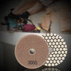 7pcs Diamond Polishing Pads Dry Grinding Discs for Granite Marble Concrete Stone
