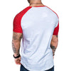 Two Tone Pleated Raglan Sleeve Tee