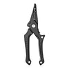 Self-locking Aluminum Fishing Lip Grips Split Ring with Lanyard and Sheath Pliers