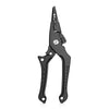 Self-locking Aluminum Fishing Lip Grips Split Ring with Lanyard and Sheath Pliers