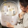 Large Capacity Makeup Organizer Cosmetic Storage Box with Dustproof Lid