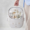 Large Capacity Makeup Organizer Cosmetic Storage Box with Dustproof Lid