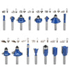 15pcs Router Bit Milling Cutter Woodworking Tool for Electric Hand Trimmer