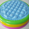 Children Rainbow Pool Three Rings Baby Inflatable Bathtub