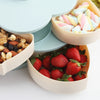 Double-layer Plum Type Storage Box for Seeds Nuts Candy Dry Fruits