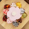 Double-layer Plum Type Storage Box for Seeds Nuts Candy Dry Fruits