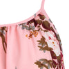 Flower Cami Dress with Plunging T-shirt