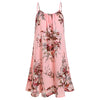 Flower Cami Dress with Plunging T-shirt