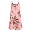 Flower Cami Dress with Plunging T-shirt