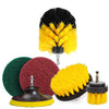 6pcs Drill Brush Scouring Pad Attachments for Bathroom Kitchen Cleaning