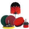 6pcs Drill Brush Scouring Pad Attachments for Bathroom Kitchen Cleaning